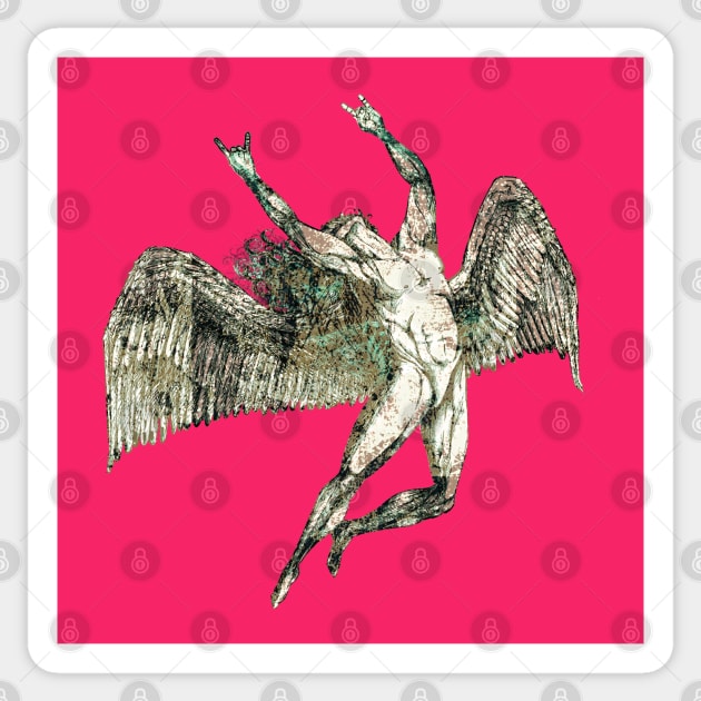 ICARUS THOWS THE HORMS, antique Sticker by shethemastercovets